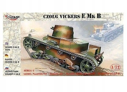 Model do Sklejania Czołg Vickers E MK. B