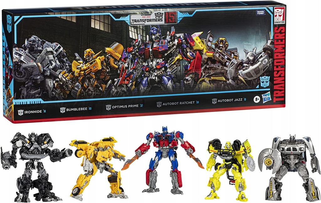 Transformers Studio Series 15. Rocznica 5 figurek Hasbro