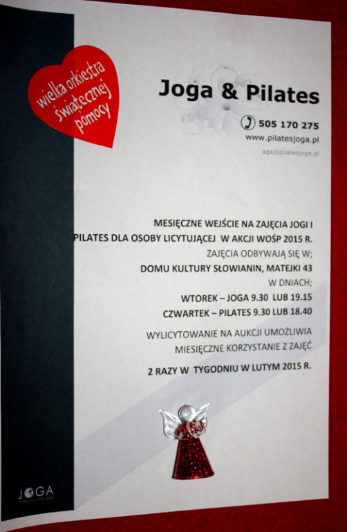 karnet miesięczny Joga i Pilates