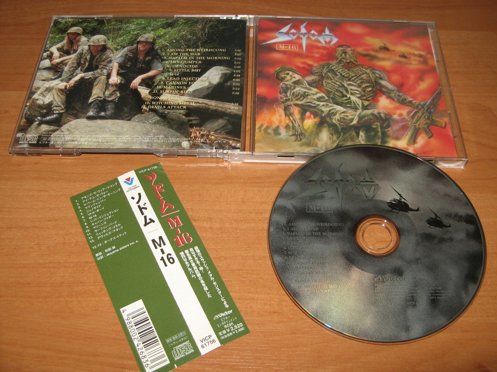 SODOM - M-16 - I wyd JAPAN RARE