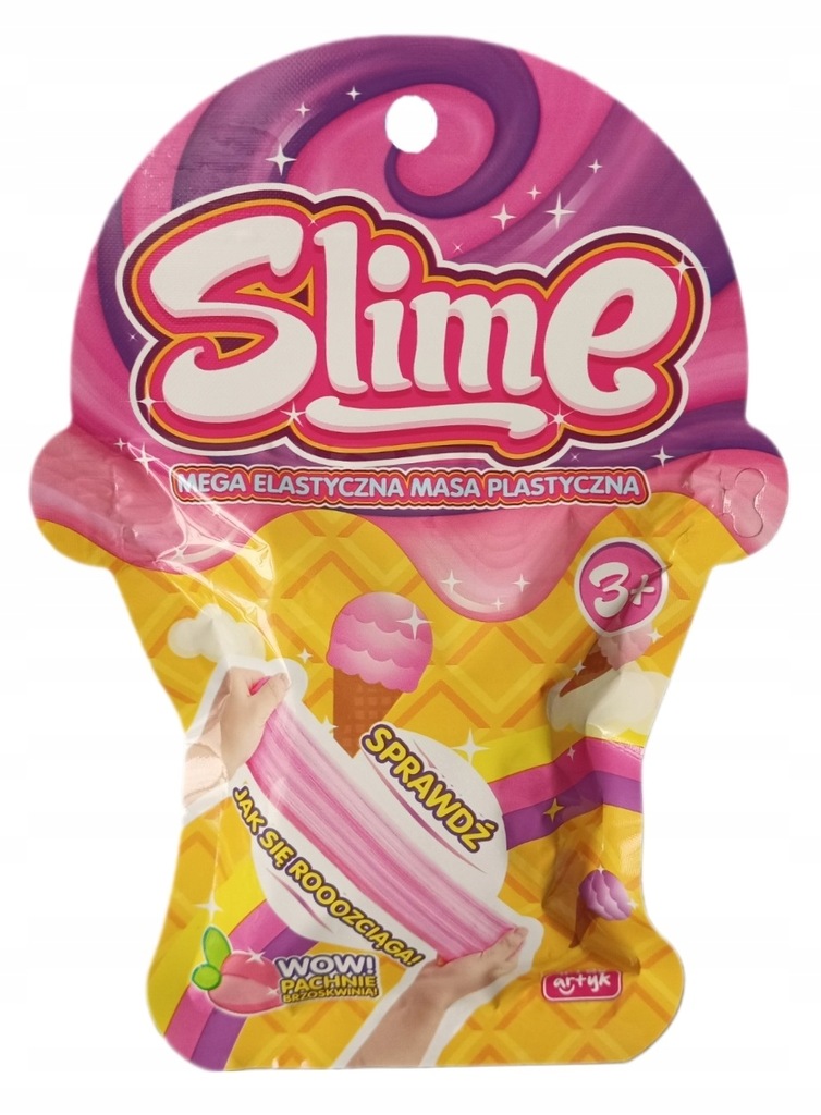 Mega elastyczna masa plastyczna Slime pachnąca owocami