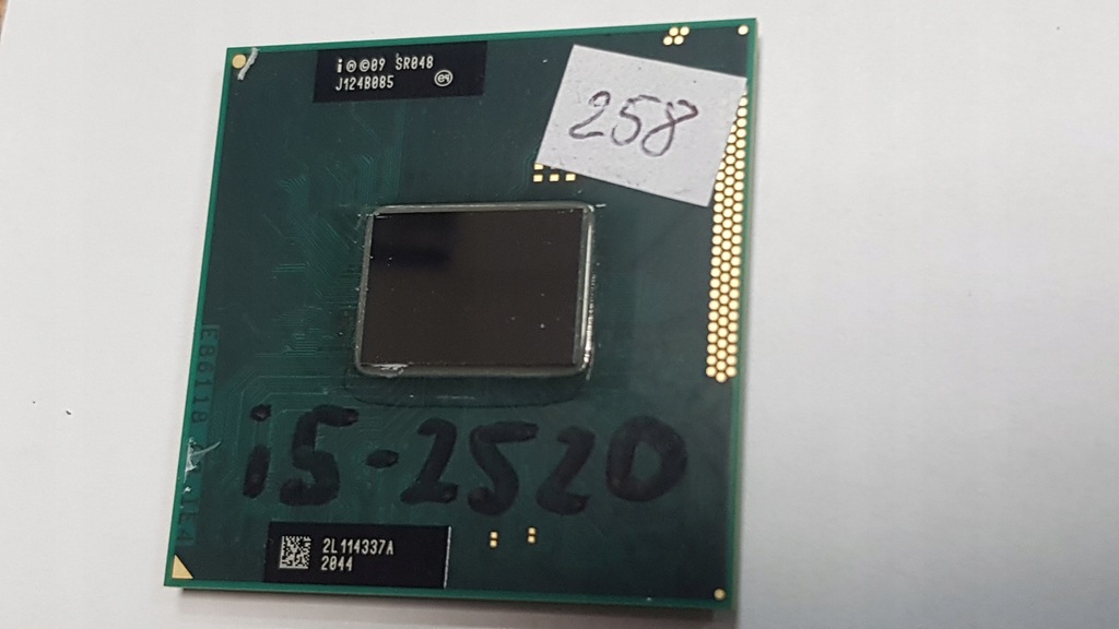 Procesor Intel i5-2520M SR048 socket G2 258