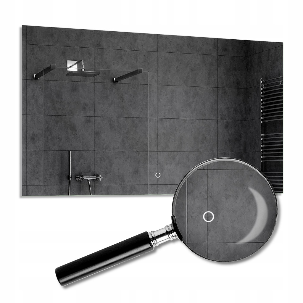 Lustro LED z Włącznikiem Dotykowym 120x60 Dubai - 8581562819