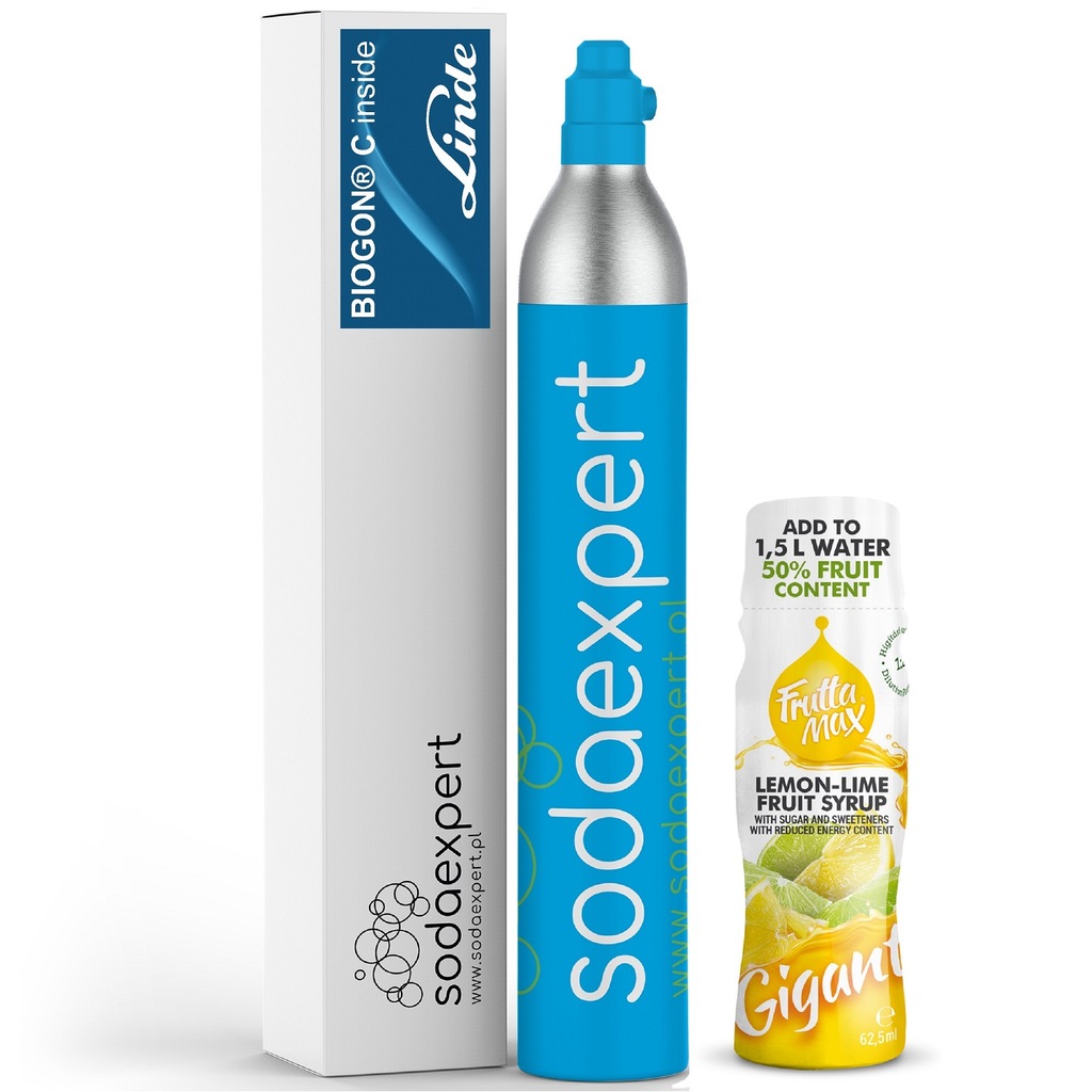 Nabój cylinder do Soda Stream CO2 Sodaexpert SYROP 11154117849