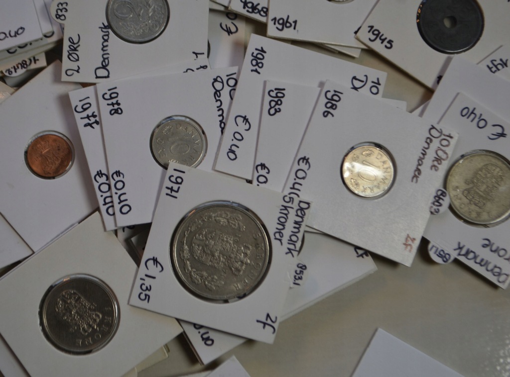 Dania - miks - ciekawy zestaw - 65 monet