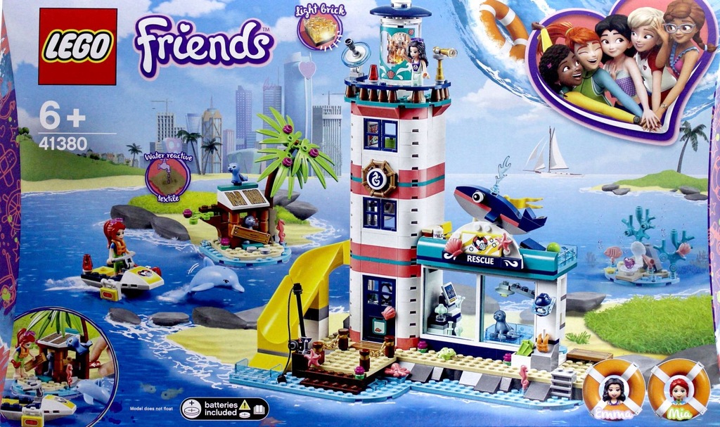 LEGO FRIENDS CENTRUM RATUNKOWE W LATARNI MORSKIEJ