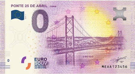 0 Euro - Ponte 25 De Abril - Portugalia - 2018