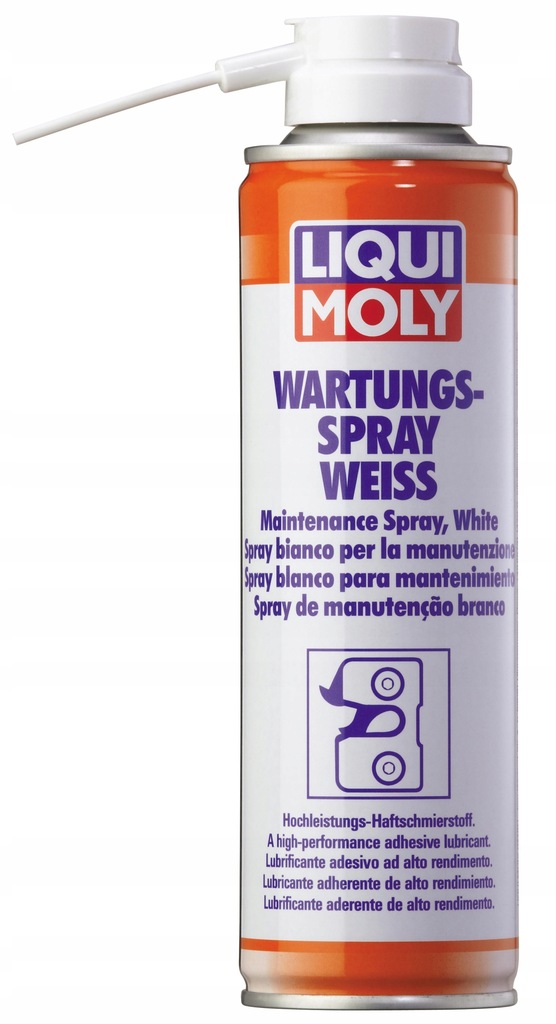 LIQUI MOLY WARTUNGS SPRAY WEISS BIAŁY SMAR 3075