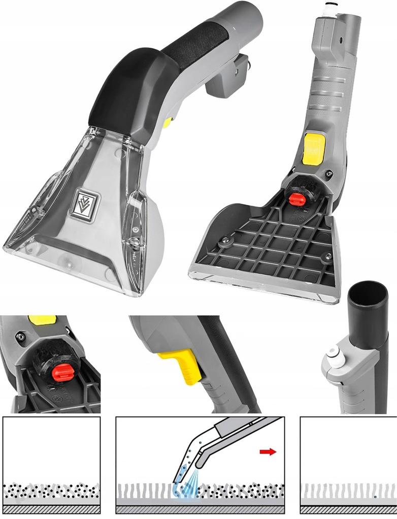 Купить ПИОРАТСКИЙ ПЫЛЕСОС KARCHER PUZZI 8/1 GIANT SET: отзывы, фото, характеристики в интерне-магазине Aredi.ru