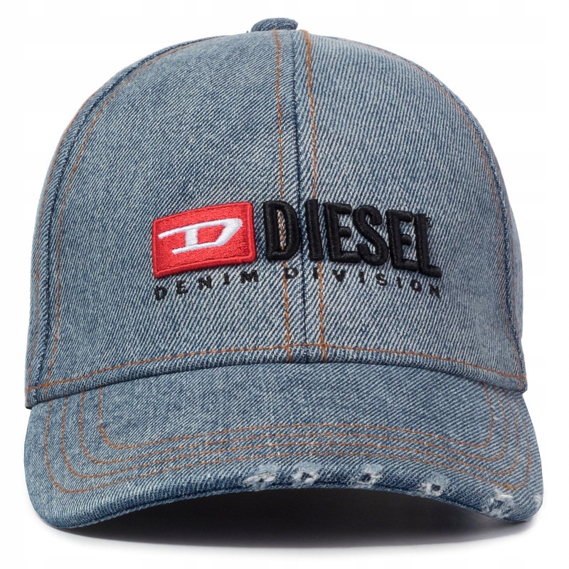 Czapka z daszkiem Diesel jeansowa logo