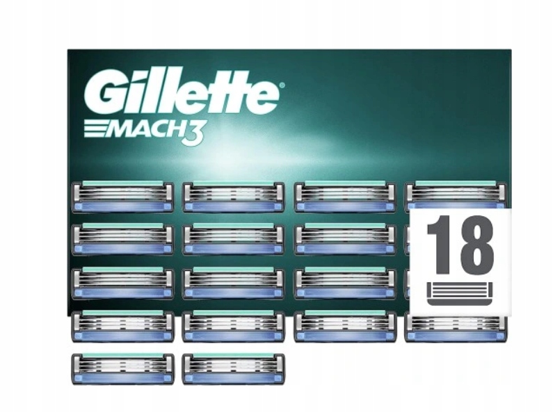 Gillette Mach3 Razor Blades 18 wkładów