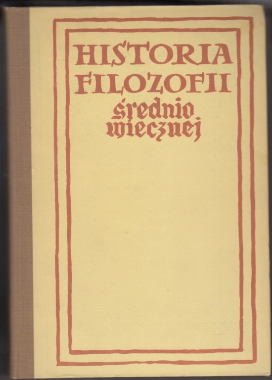 Legowicz - Historia filozofii średniowiecznej