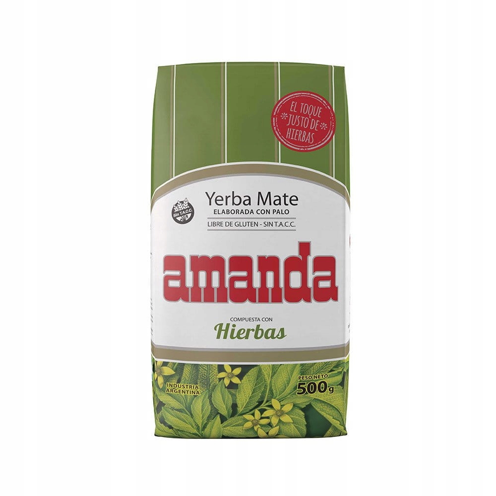 Yerba Mate Amanda Compuesta Con Hierbas 500g