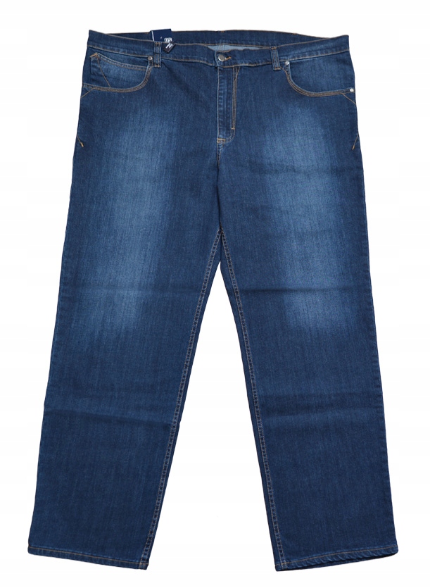 DUŻE SPODNIE JEANS WYCIERANE OLD STAR PAS 132CM