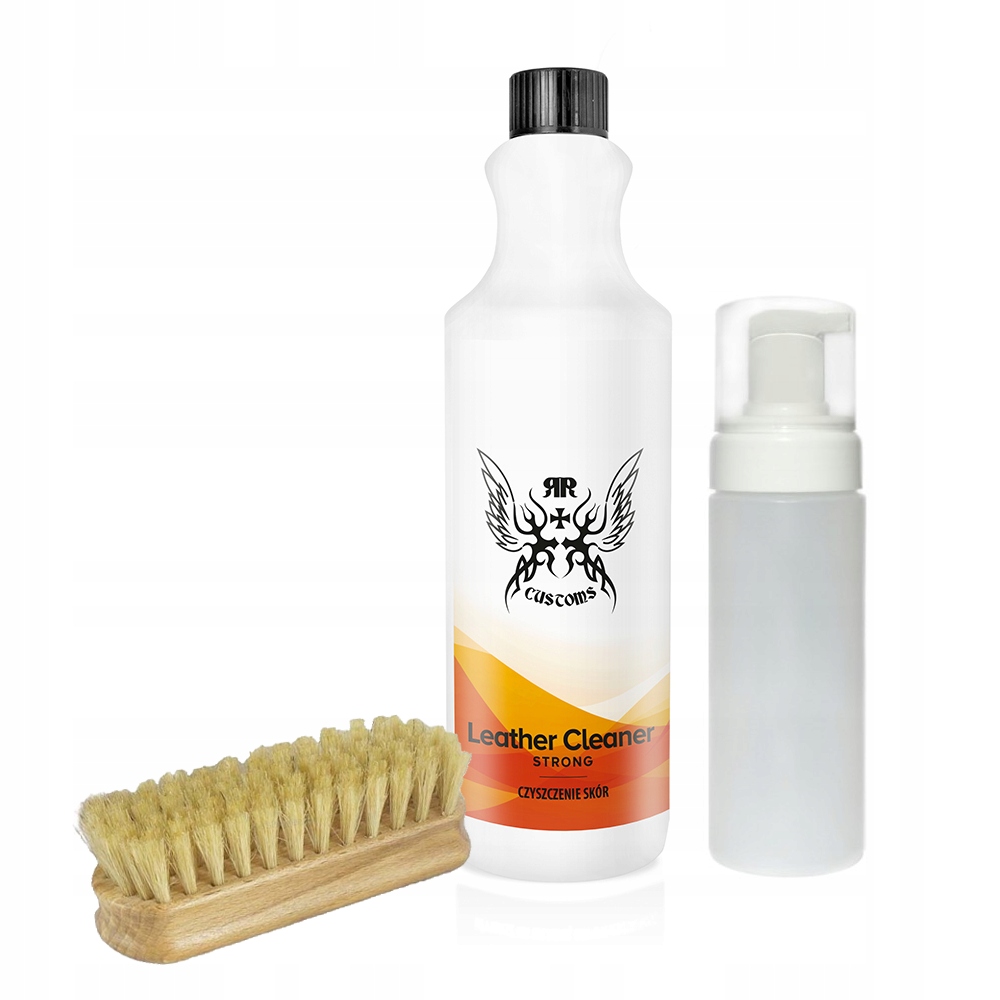RRC Leather Cleaner STRONG + Pianowniczka Szczotka