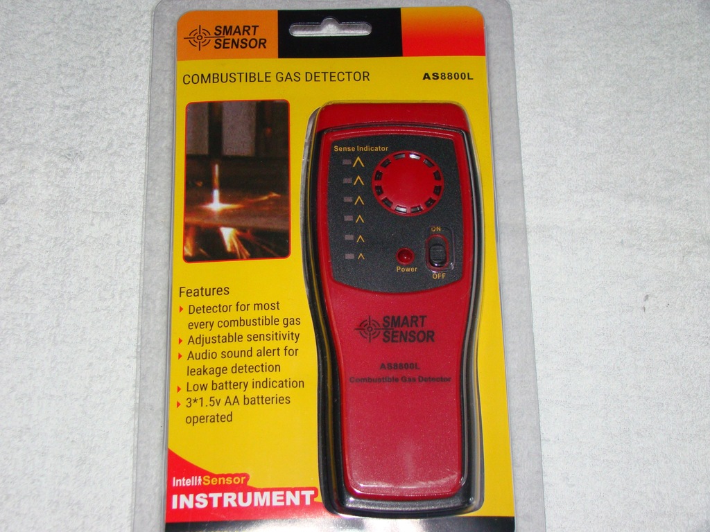 Czujnik gazu ziemnego Smart Sensor AS8800L - 12640270789 - oficjalne ...