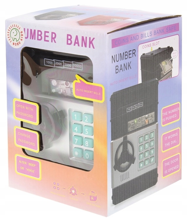 Купить Сейф Банкомат Копилка Код Пароль Свет Звук: отзывы, фото и ...