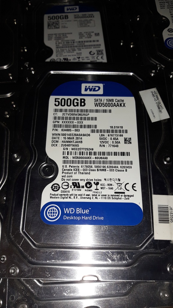 Купить Жесткий диск WD 500 ГБ SATA III Blue Western Digital: отзывы, фото, характеристики в интерне-магазине Aredi.ru