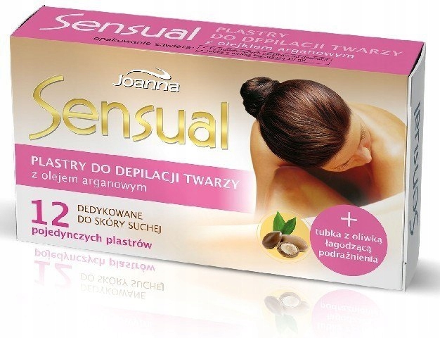 Joanna Sensual Plastry do depilacji twarzy Argan 1