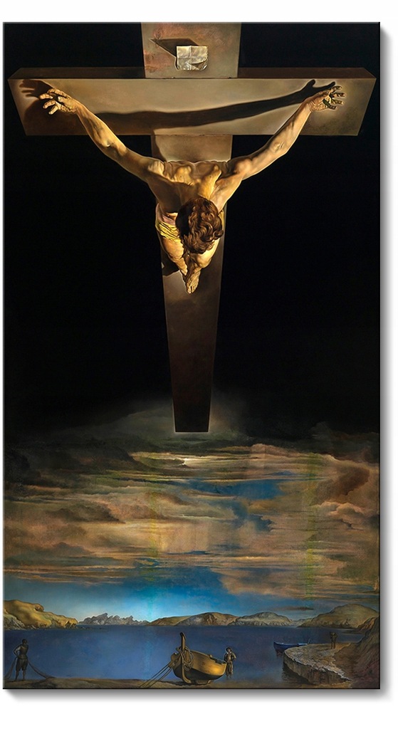 Salvador Dali - Chrystus, 83x147 cm