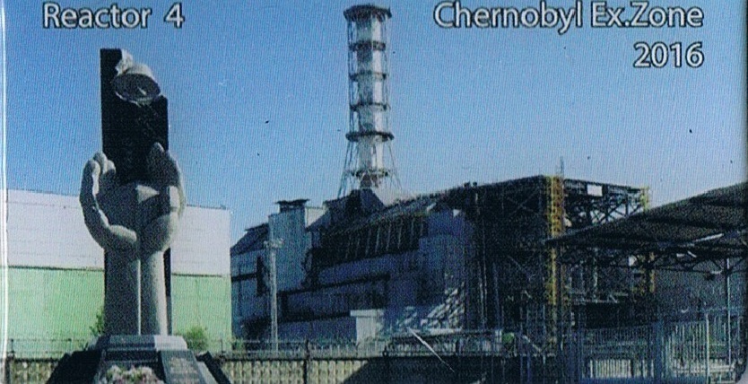 Magnes na lodówkę Ukraina CZARNOBYL 4 blok