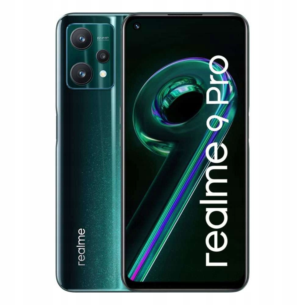 Купить Realme 9 PRO 8/128 ГБ 120 Гц 5G NFC 33 Вт зеленый (PL): отзывы, фото  и характеристики на Aredi.ru (14806254845)
