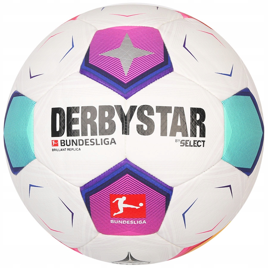Piłka DerbyStar Bundesliga 2023 Brillant Replica biała biały 5