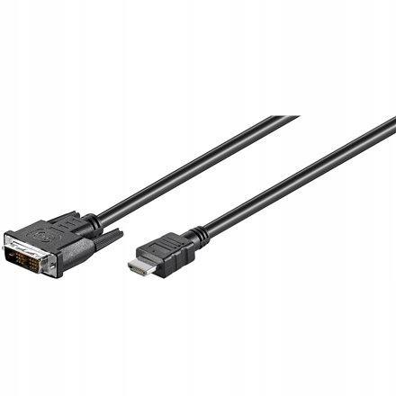 Goobay DVI-D/HDMI cable, nickel plated 50580 Black