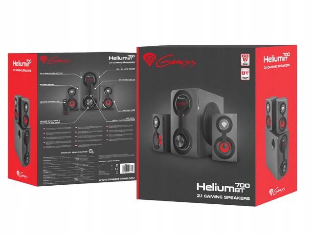 Купить Компьютерные колонки Genesis Helium 700 Bluetooth: отзывы, фото, характеристики в интерне-магазине Aredi.ru
