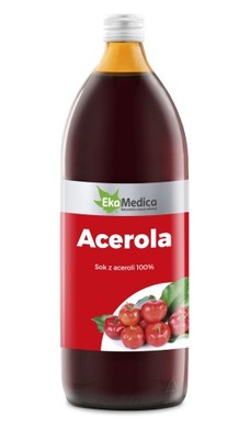 ACEROLA sok 1000ml 100% EKAMEDICA z ACEROLI wit C