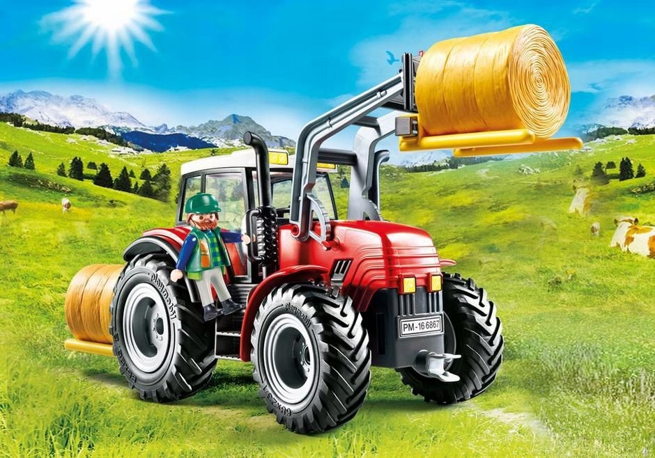 Playmobil Country, Duży traktor z wyposażeniem (68