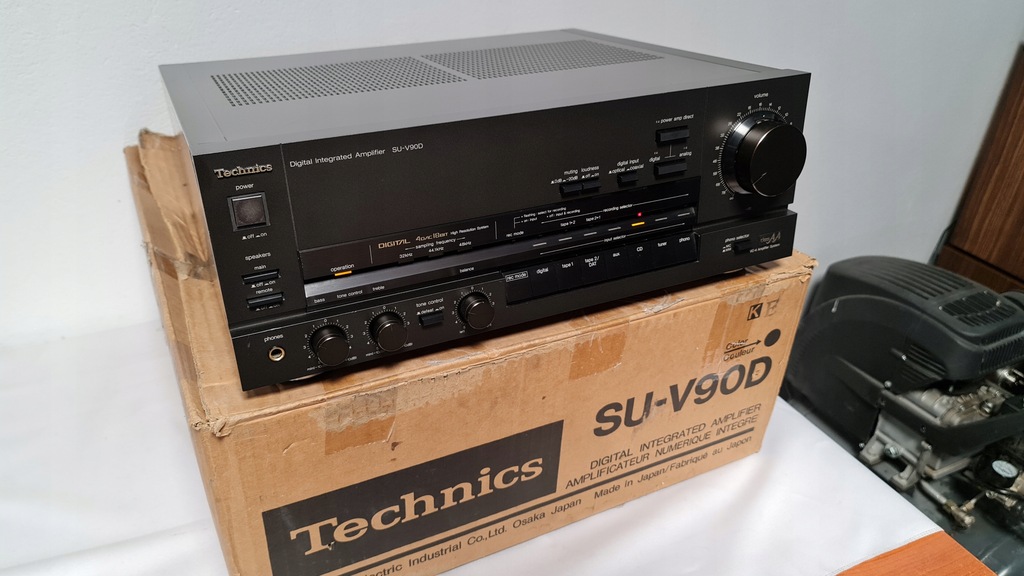 Technics SU-V90D Wzmacniacz + DAC+Oryginaly karton