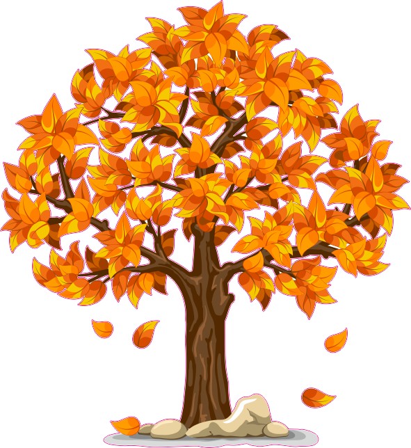 Naklejka ścienna Sd04a Drzewo Jesień 130x119 7389505538