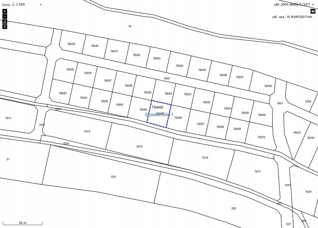 Działka, Szczawno-Zdrój, 794 m²