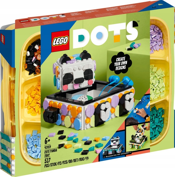 LEGO Dots 41959 -Pojemnik z uroczą pandą