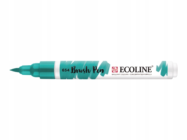 ECOLINE BRUSH PEN FIR GREEN - marker wodny