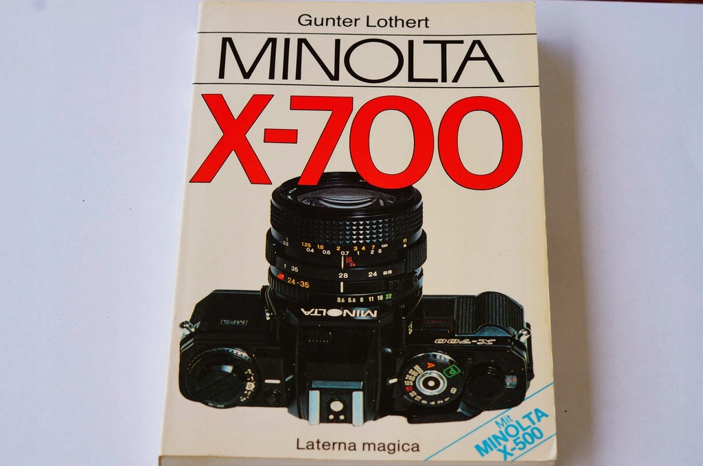 KSIĄŻKA MINOLTA X-700 GUNTER LOTHERT JĘZ. NIEM.