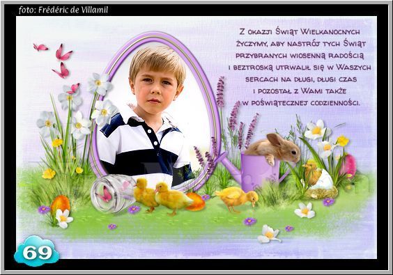 Wielkanoc kartka ze zdjęciem i życzeniami (69)