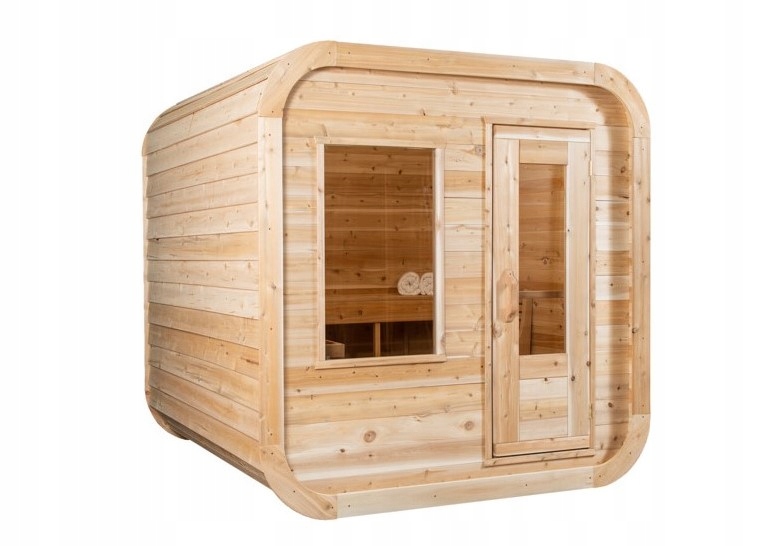 Cedrowa sauna TIMBER LUNA KNOTTY 219x219 cm