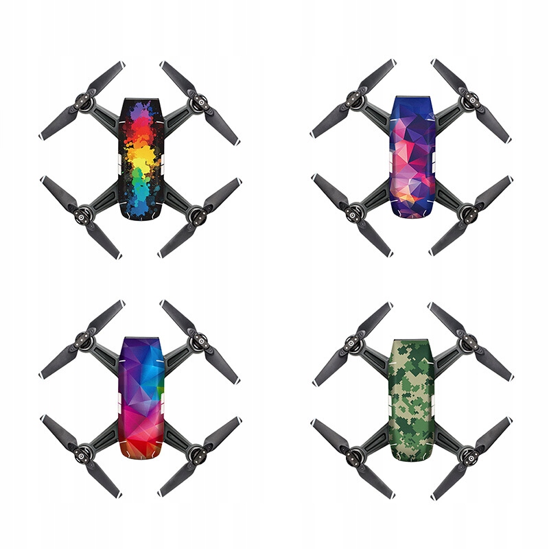 PGYTECH NAKLEJKI SKIN SKÓRKA DO DJI SPARK - 4 SZT