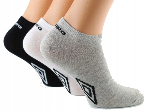 3 pary SKARPETY Sportowe UMBRO STOPKI 39-42