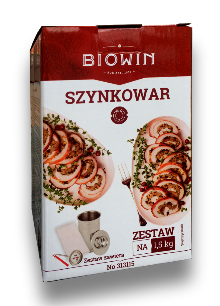 Szynkowar Biowin 1,5L z termometrem i woreczkami