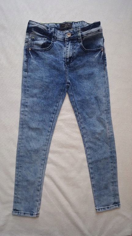 spodnie jeans reserved 128 rurki