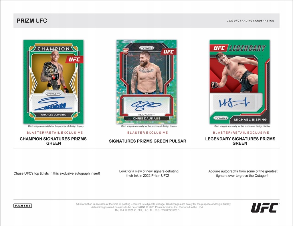 その他 2022 ufc panini prizm 1BOX 2022 Panini Prizm UFC Hobby Box | Steel City Collectibles