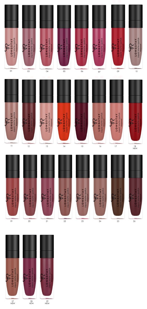 Golden Rose Matowa Pomadka W Plynie Longstay 23 Oficjalne Archiwum Allegro