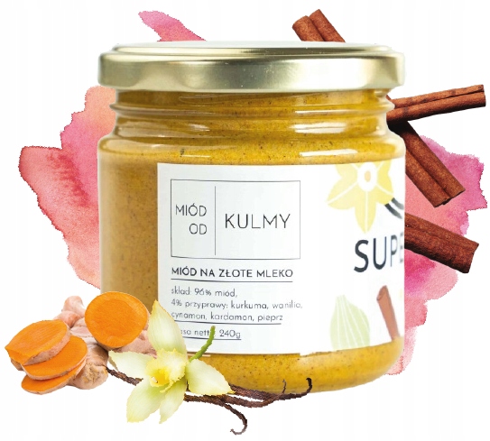 Miód od Kulmy Miód NA ZŁOTE MLEKO 200g