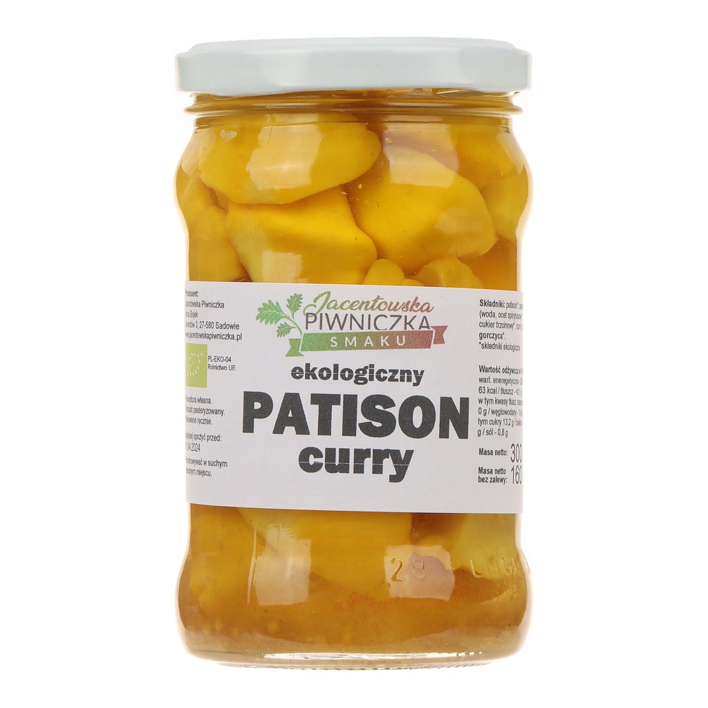 Ekologiczny Patison z curry PRZEKĄSKA 300g Jacentowska Piwniczka