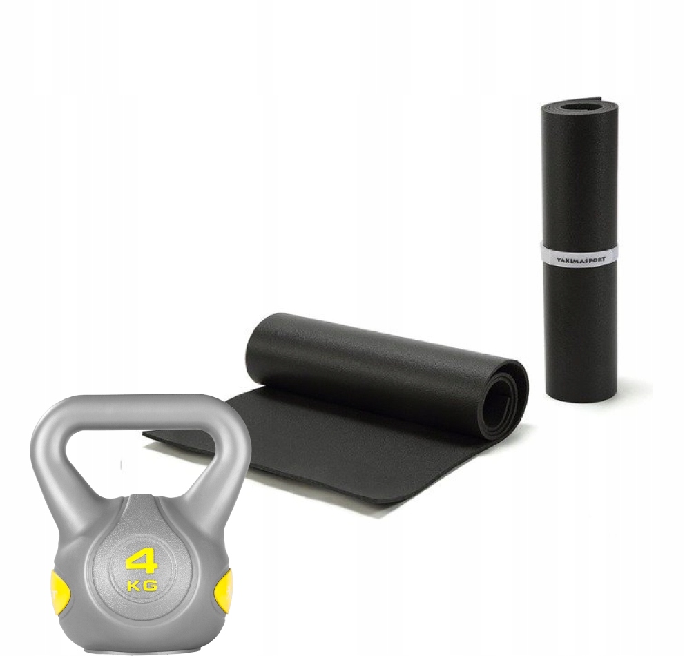 Zestaw Kettlebell Kompozytowy4kg Mata Do Cwiczen 9499627353 Oficjalne Archiwum Allegro