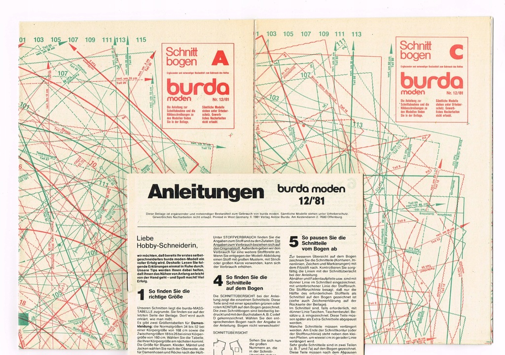 Купить БУРДА 12/1981 + выкройки: отзывы, фото, характеристики в интерне-магазине Aredi.ru