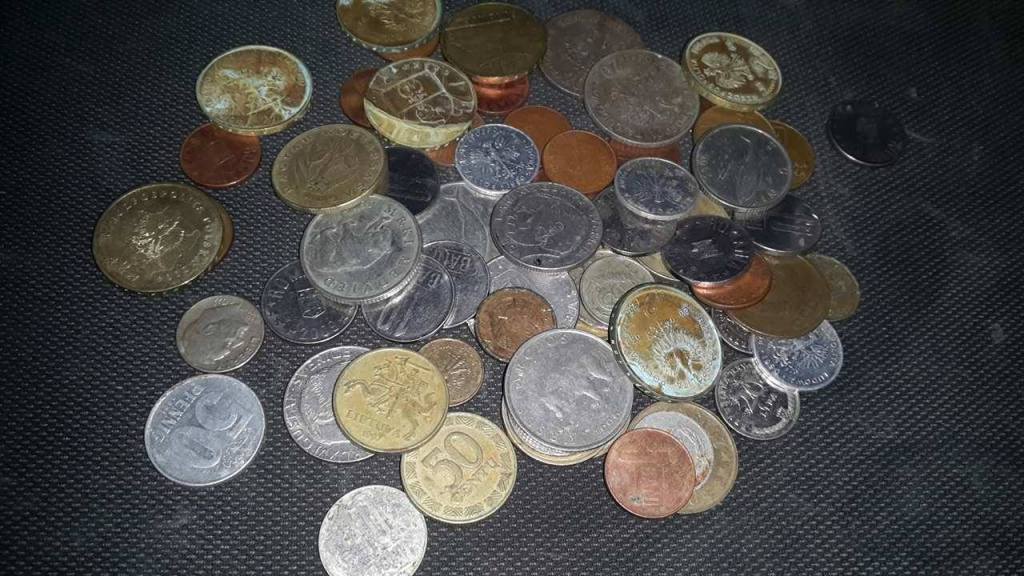 Zestaw monet z Europy i trochę  z Polski Obiegowe